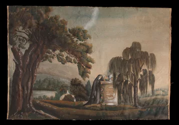 Memorial Scene for Mrs. Salome Wood